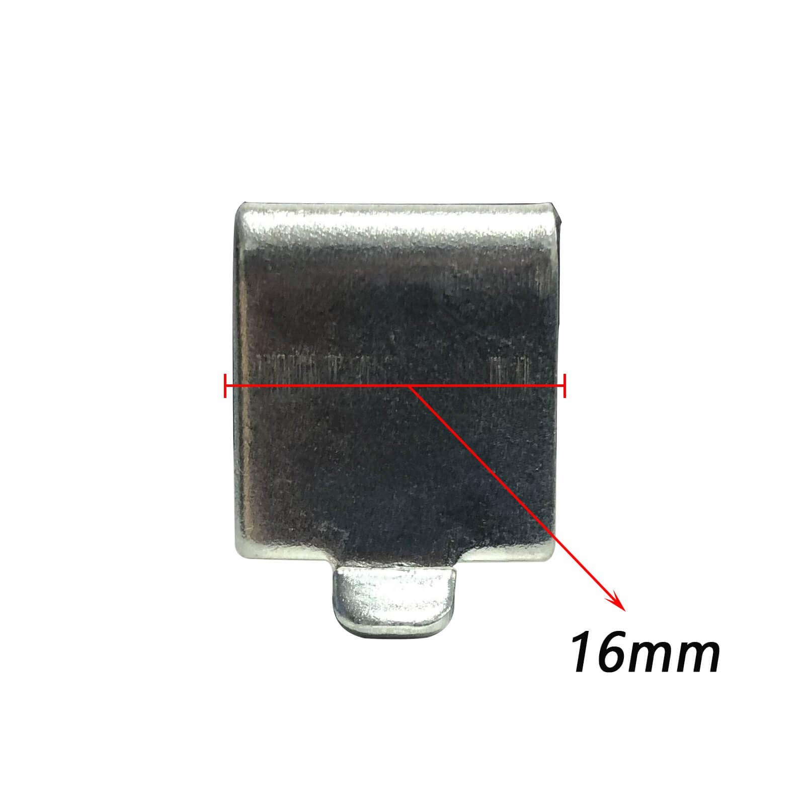 40 Pieces Adjustable Steel Pilaster Shelf Support Clips Hardware Fastener Metal