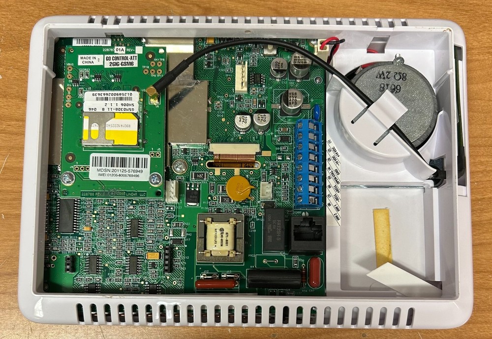 2GIG Go!Control Alarm Panel - No Backplate