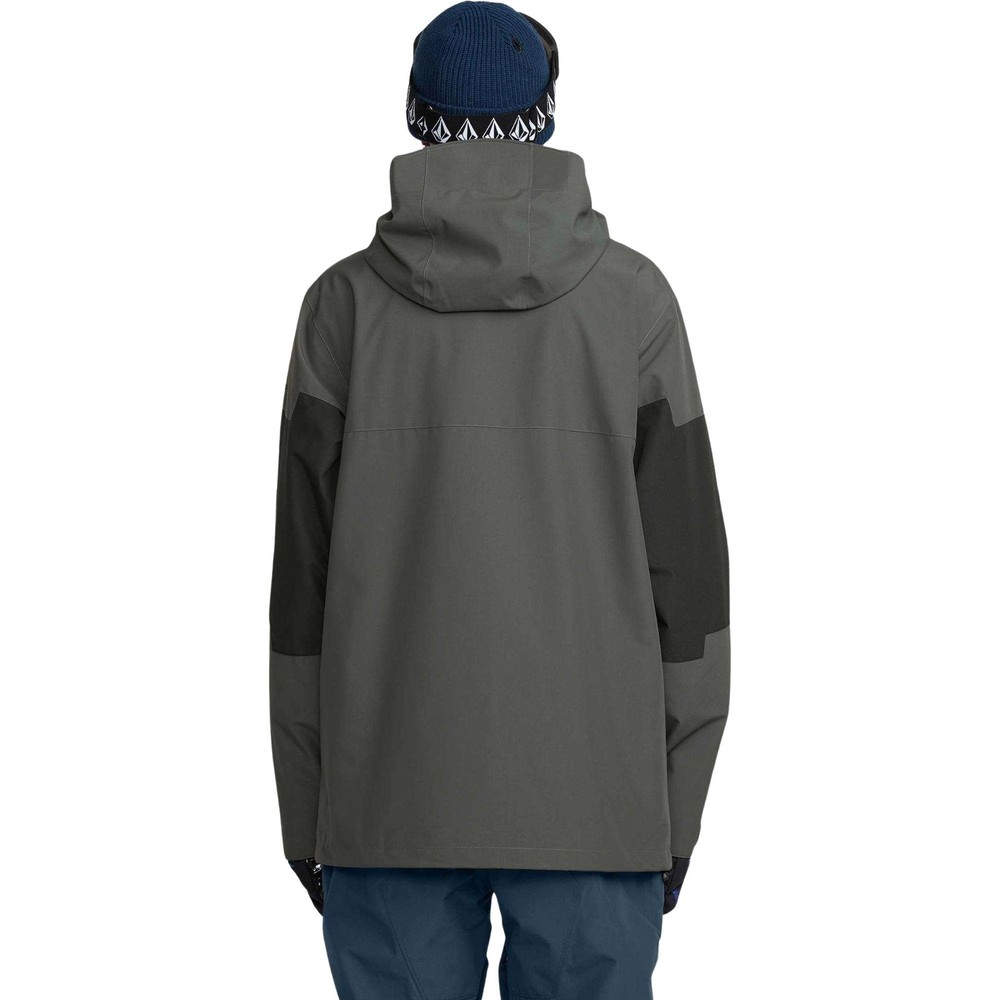 Volcom Primry Men's Winter Jacket, Dark Grey, Large