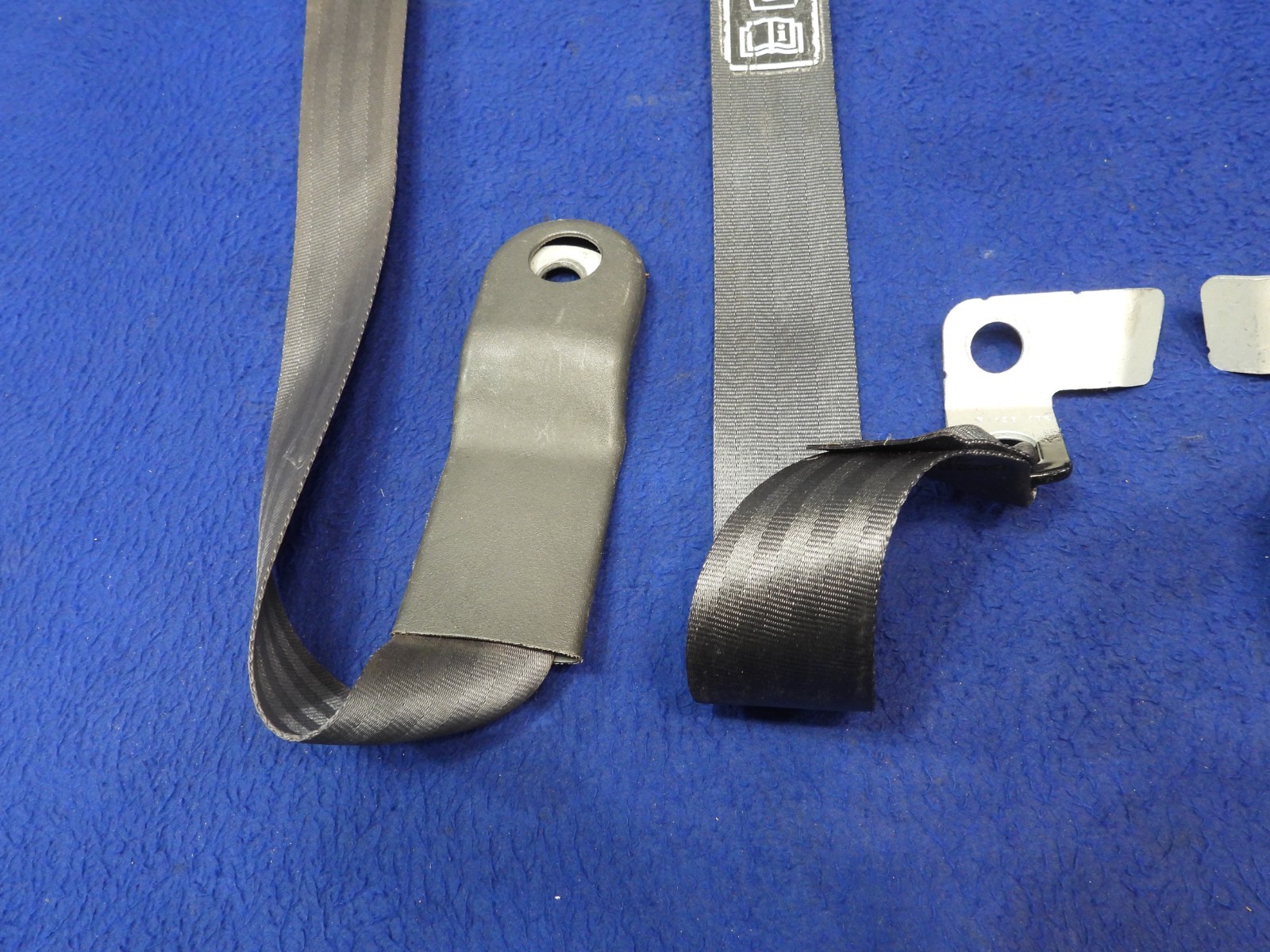 01 2001 Ford Mustang DK Charcoal Coupe Seatbelt Seatbelts OEM B64