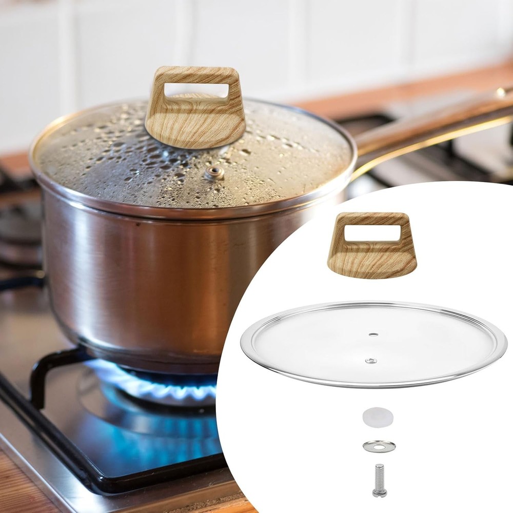 2pcs Pot Lid Top Replacement Knob Pan Lid Holding Handles Universal Replacement