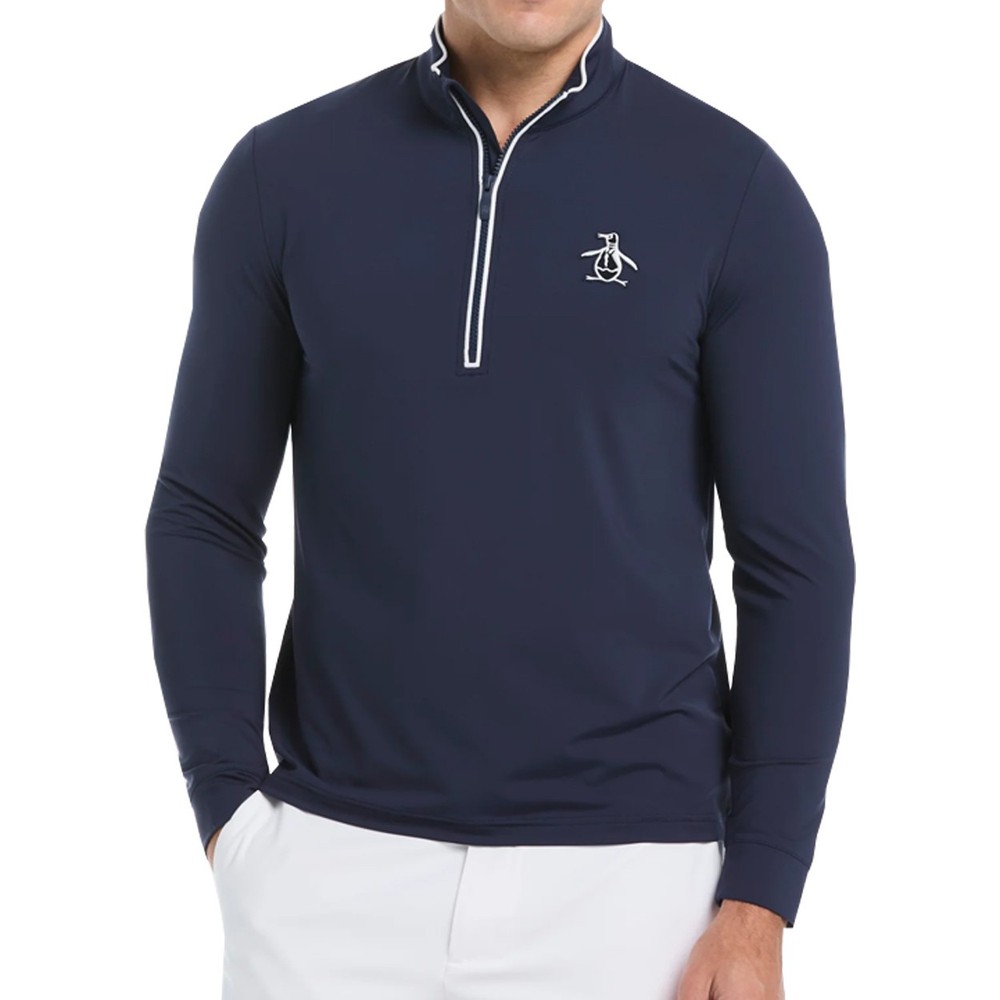 Original Penguin Men's 1/4 Zip Technical Earl Golf Pullover Sweater, New