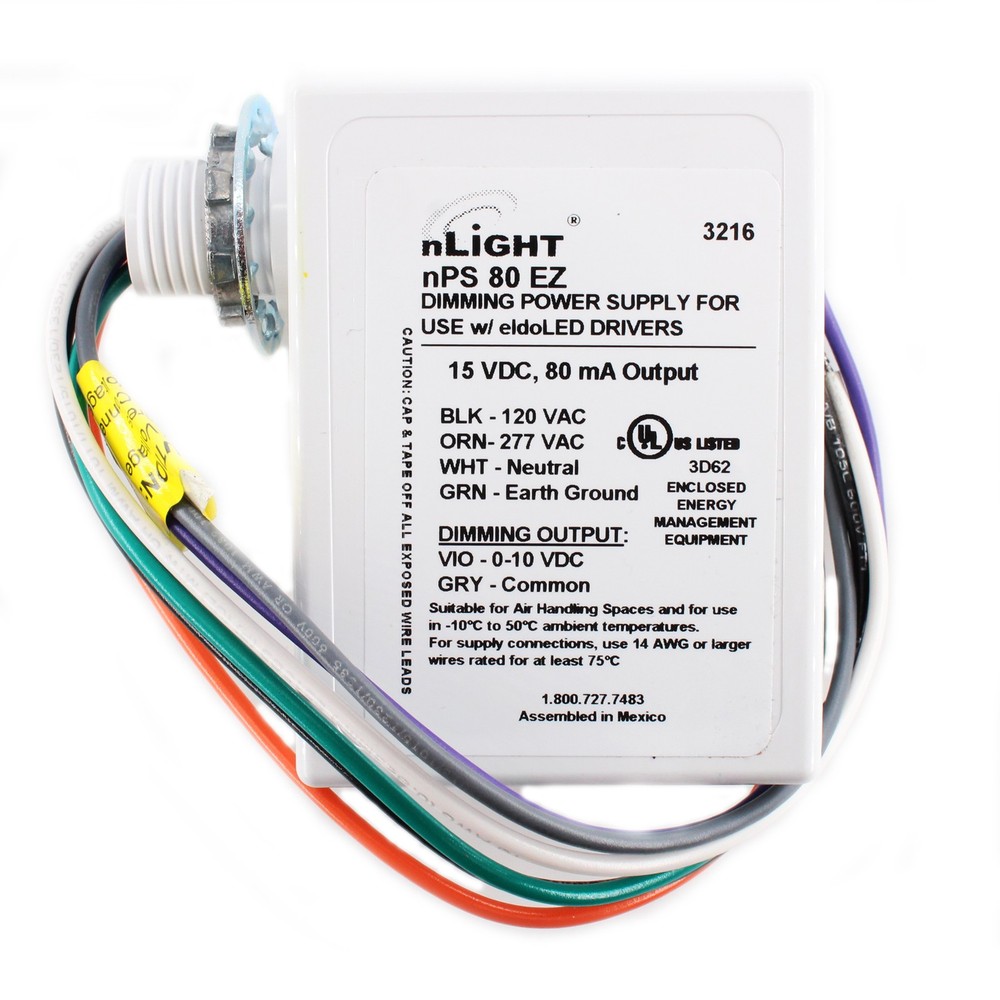 SENSOR SWITCH NPS-80-EZ NLIGHT LED ELDOLED DRIVER CONTROL DIMMING POWER PACK
