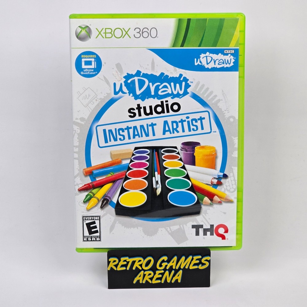 uDraw Studio: Instant Artist (Xbox 360) CIB COMPLETE
