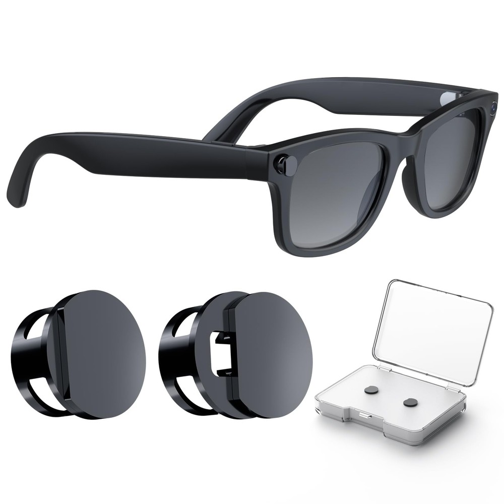 LED Light Cover for RayBan Meta Smart Glasses, Adjustable Light Blocker Compa...