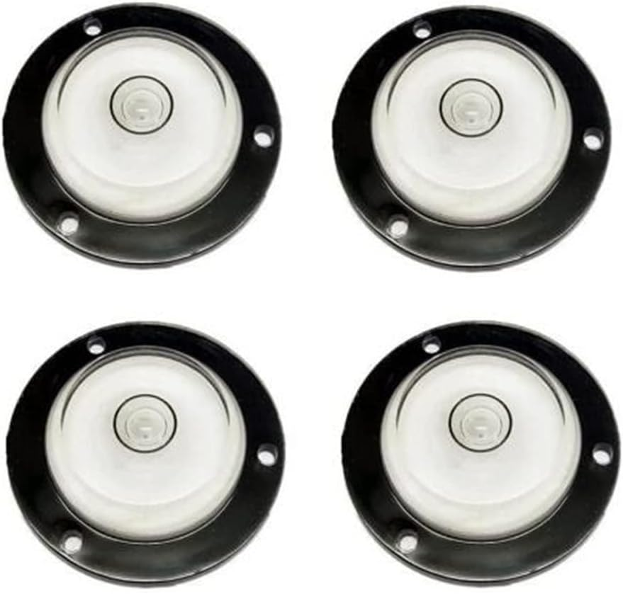 4Pcs Spirit Bubble Levels Little Circular Level Measuring Tools Multi-Directiona