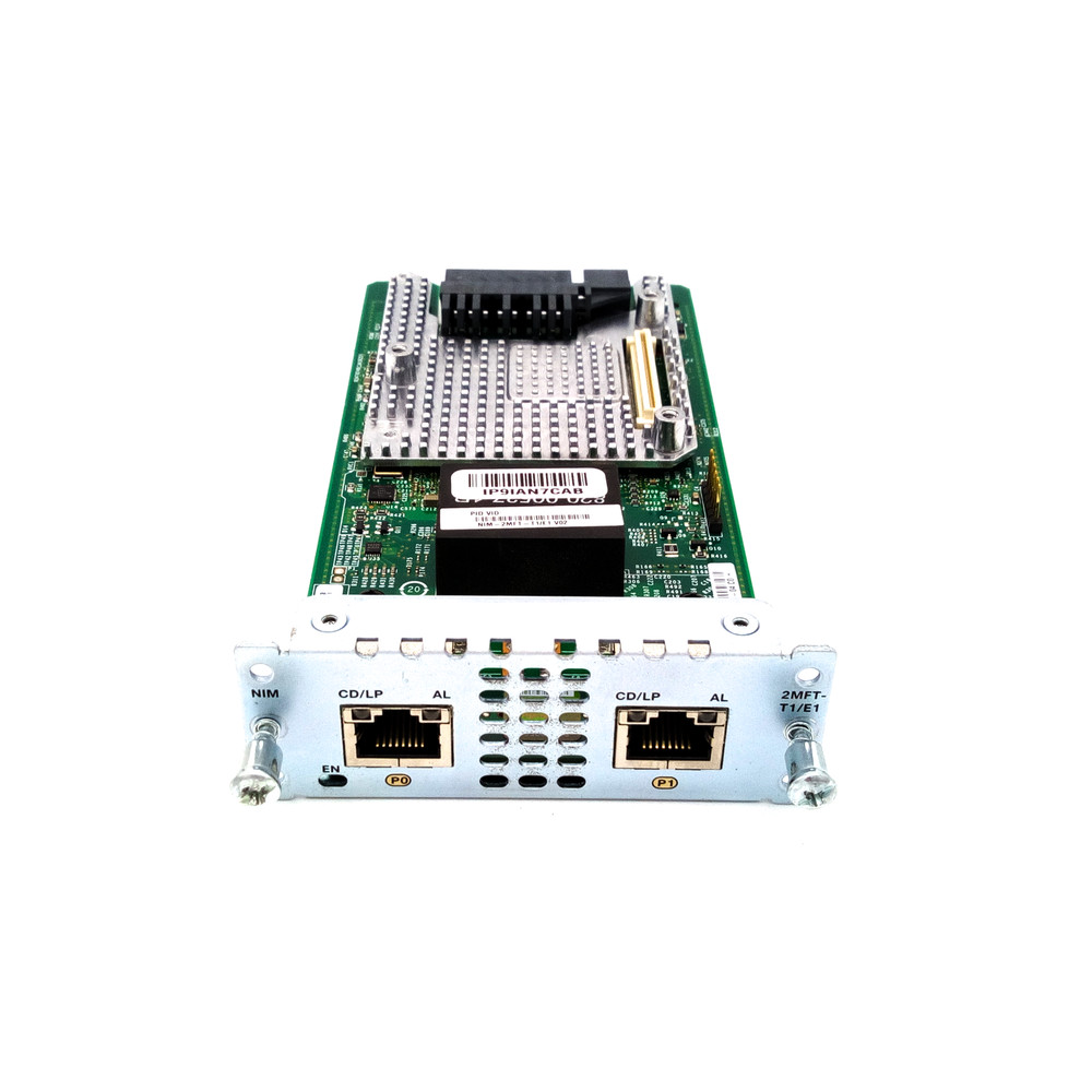 Cisco NIM-2MFT-T1/E1 T1/E1 ISR T1/E1 WAN and Voice Network Interface Module