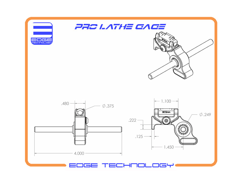 Pro Lathe Gage tool post insert cutter gauge level center height setter Atlas #2