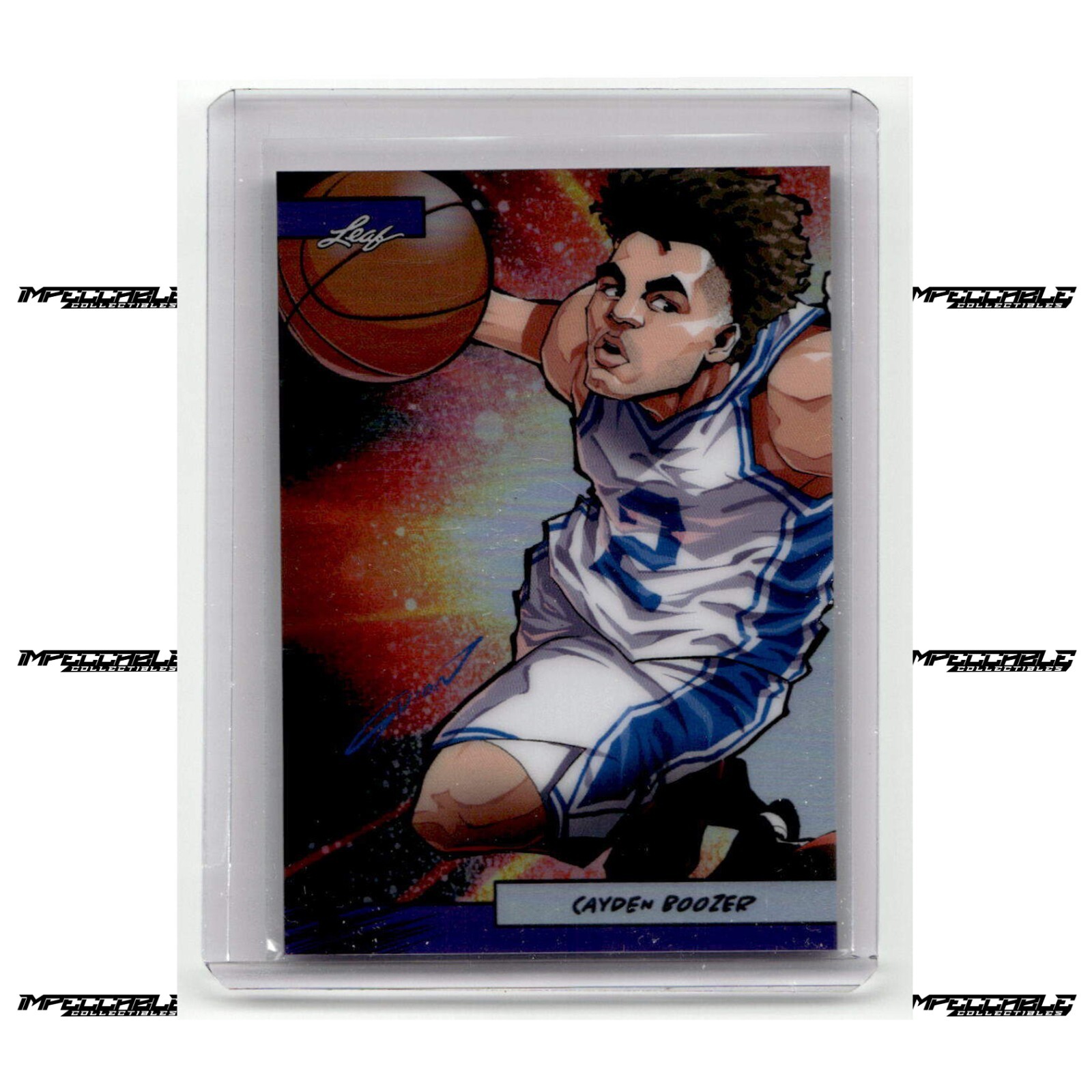 2025 Leaf Anime - Purple #AN2B-50 Cameron Cayden Boozer Twins Rookie SP /49