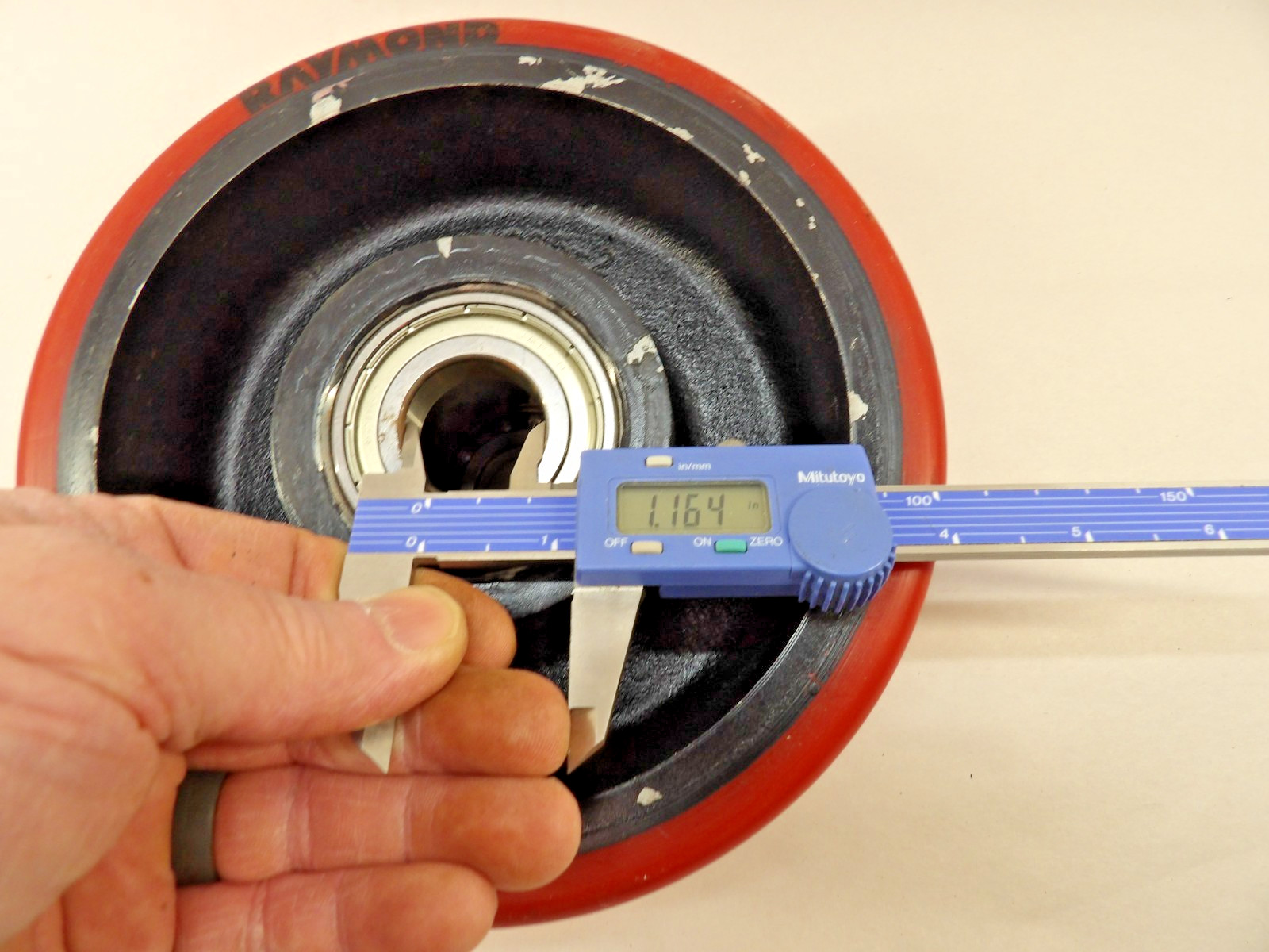 Raymond 4865-2 Poly Load Wheel 8" x 4" For ForkLift Trucks