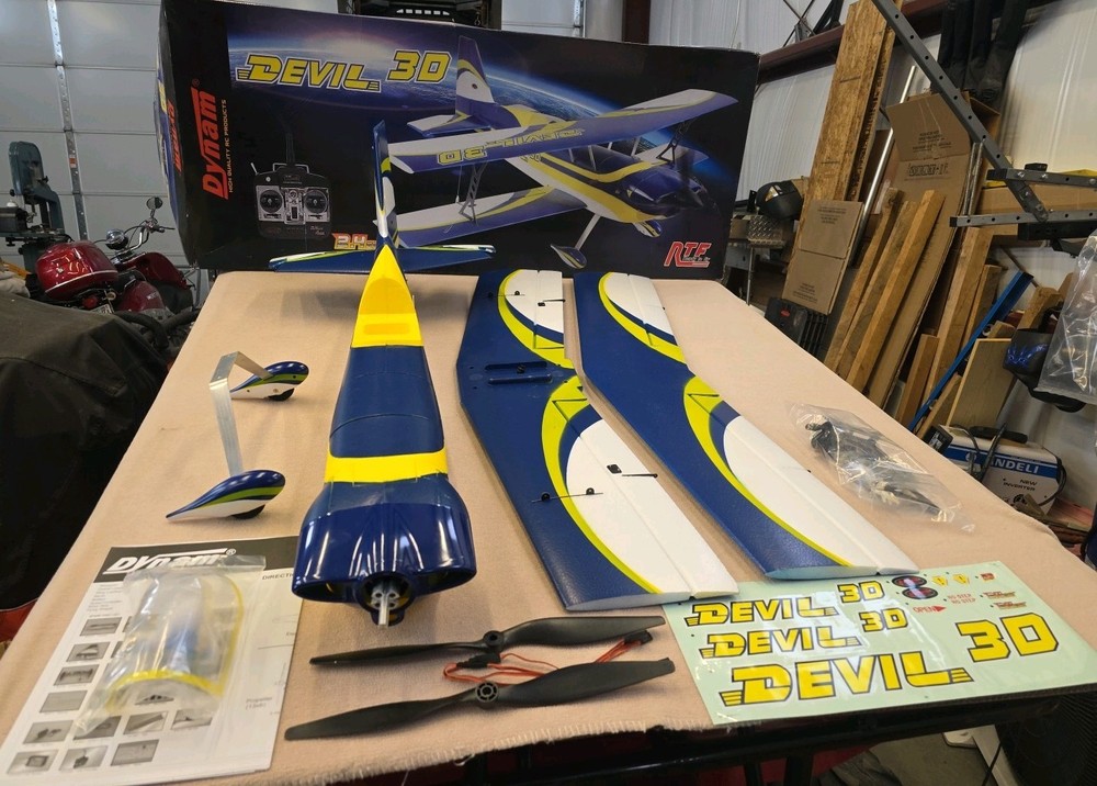 Dynam Devil 3D Plug-In & Fly RC Aiplane