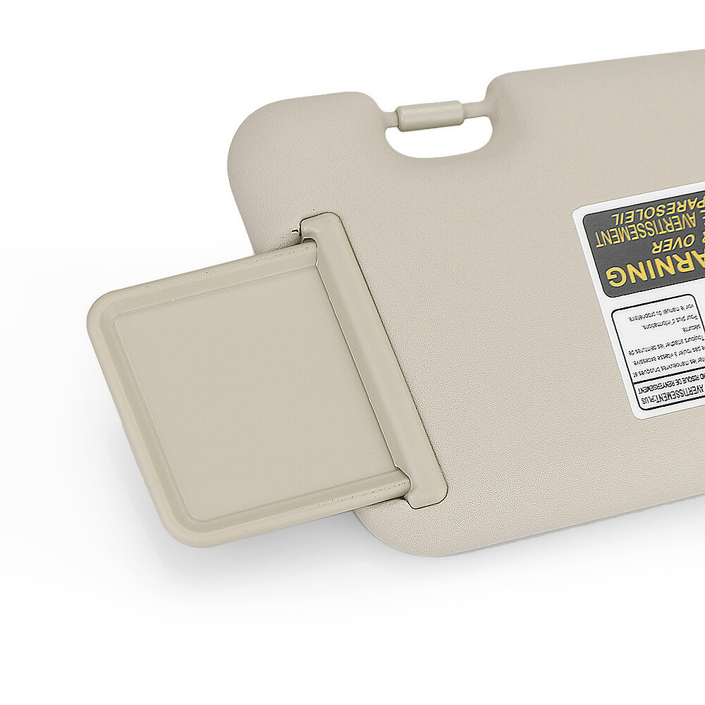 Beige Left Driver Side Sun Visor For Highlander 2008-2013 w/ Vanity Light