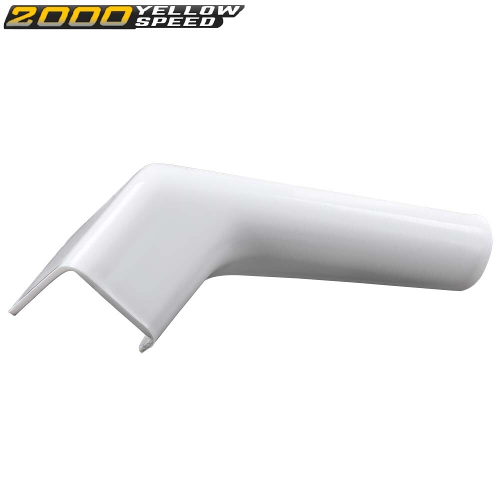 RV Camper Rain Gutter Spout Extensions Long Version Left and Right White 4pcs