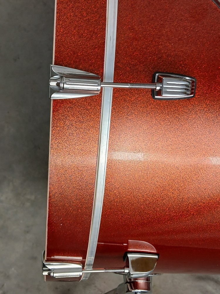 LUDWIG ELEMENT EVOLOLUTION 22" COPPER SPARKLE BASS DRUM, MINT CONDITION