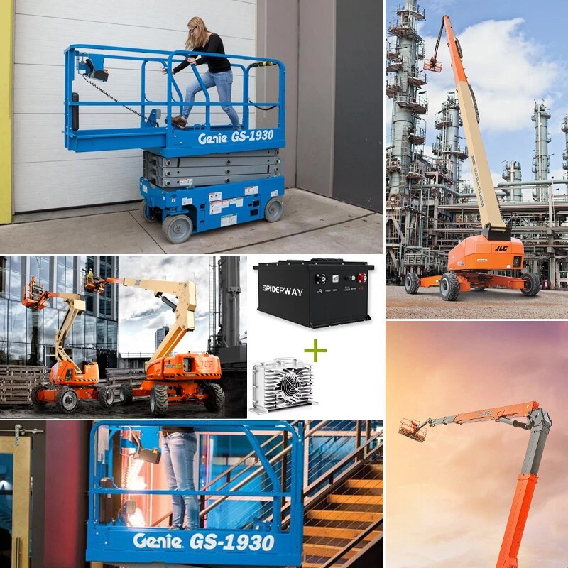 25.6Volt (24V) 25Amps Lithium Battery Charger for Genie JLG Skyjack Scissor Lift