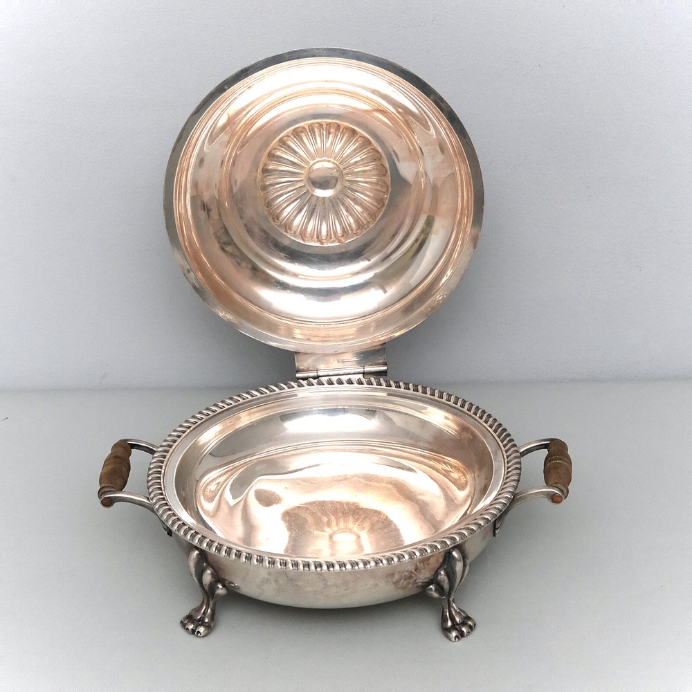 Birks Silverplate Swing Top Lidded Entree Warmer 20th Century No Monogram