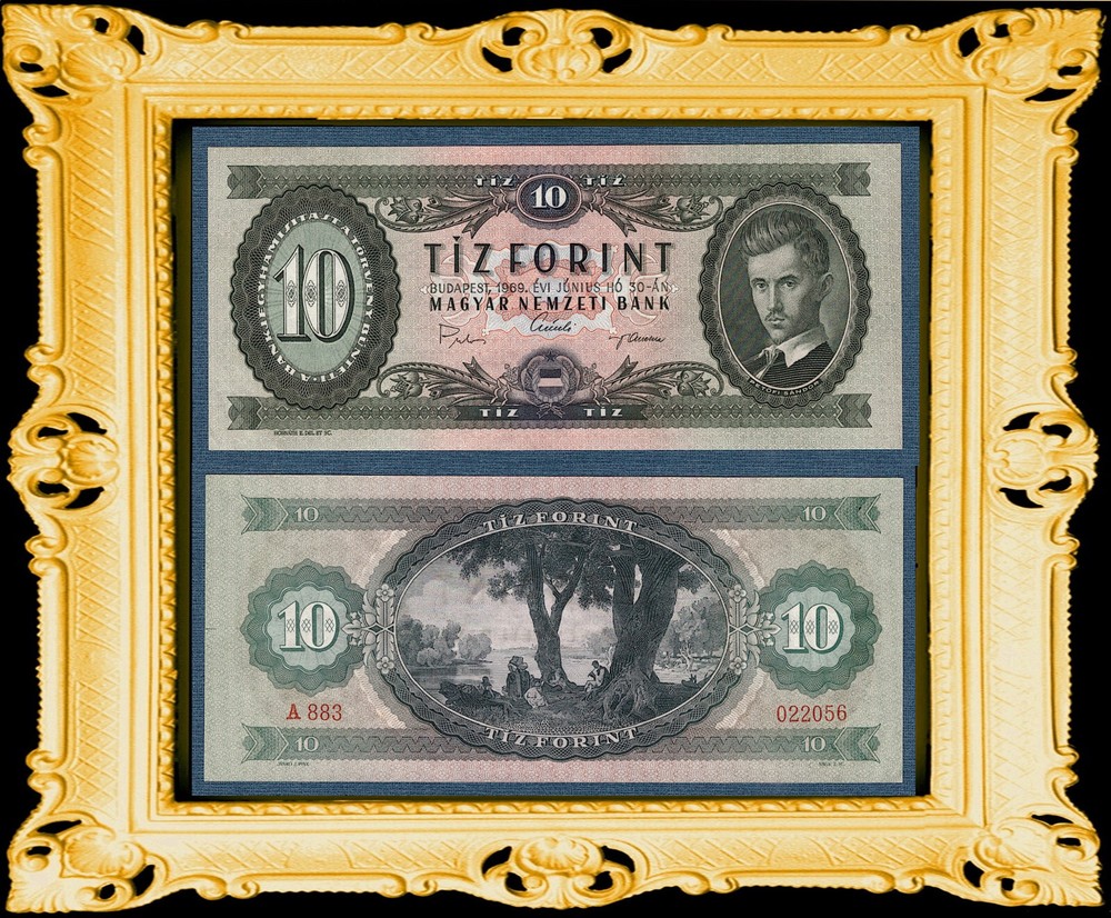 Hungary 10 forint 1969 UNC
