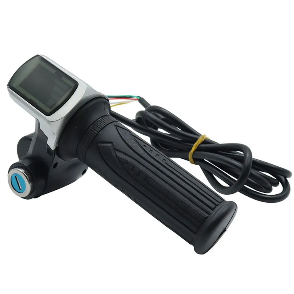 1PC 48V Ebike Throttle 6 Wires Throttle Automatic Cruise High-Speed Function