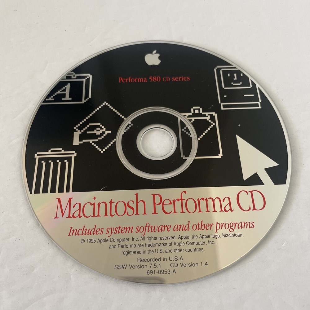 Macintosh Perform CD 580 Vintage 1995