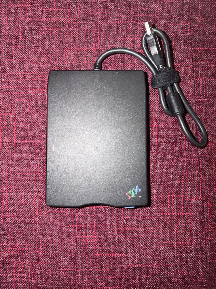 IBM External USB Diskette Floppy Disk Drive FD-05PUB Black