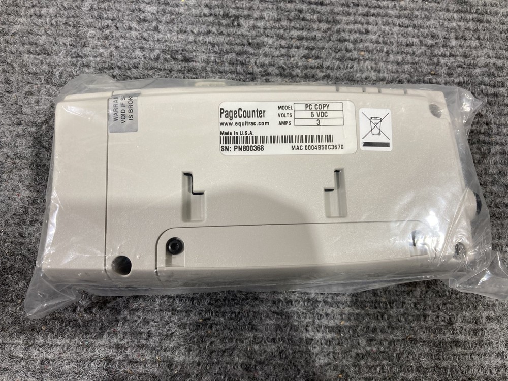 Equitrac PC Copy Page Counter - Open Box -
