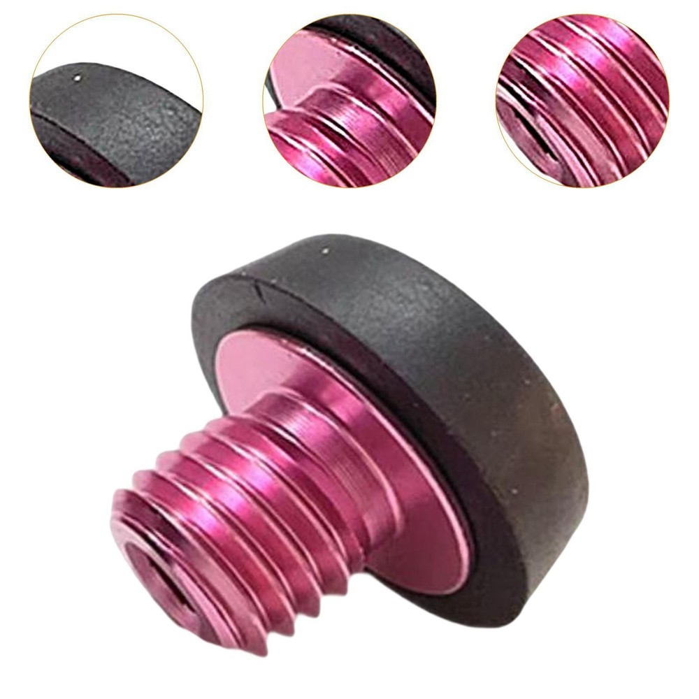 Billiards Cue Bottom Plug Protection Pad Replacement, Screw