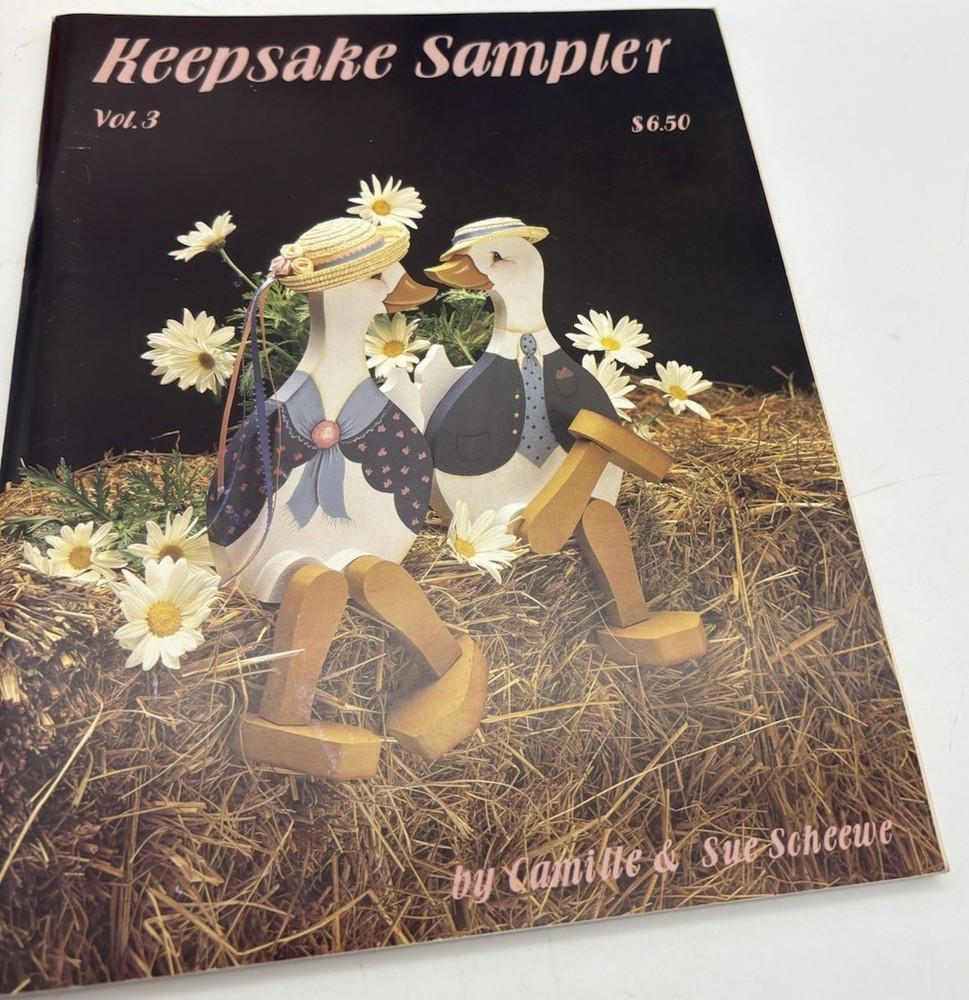 Lot 3 Keepsake Sampler Pattern Books Vol 1–3 Sue Scheewe Charleen Stempel