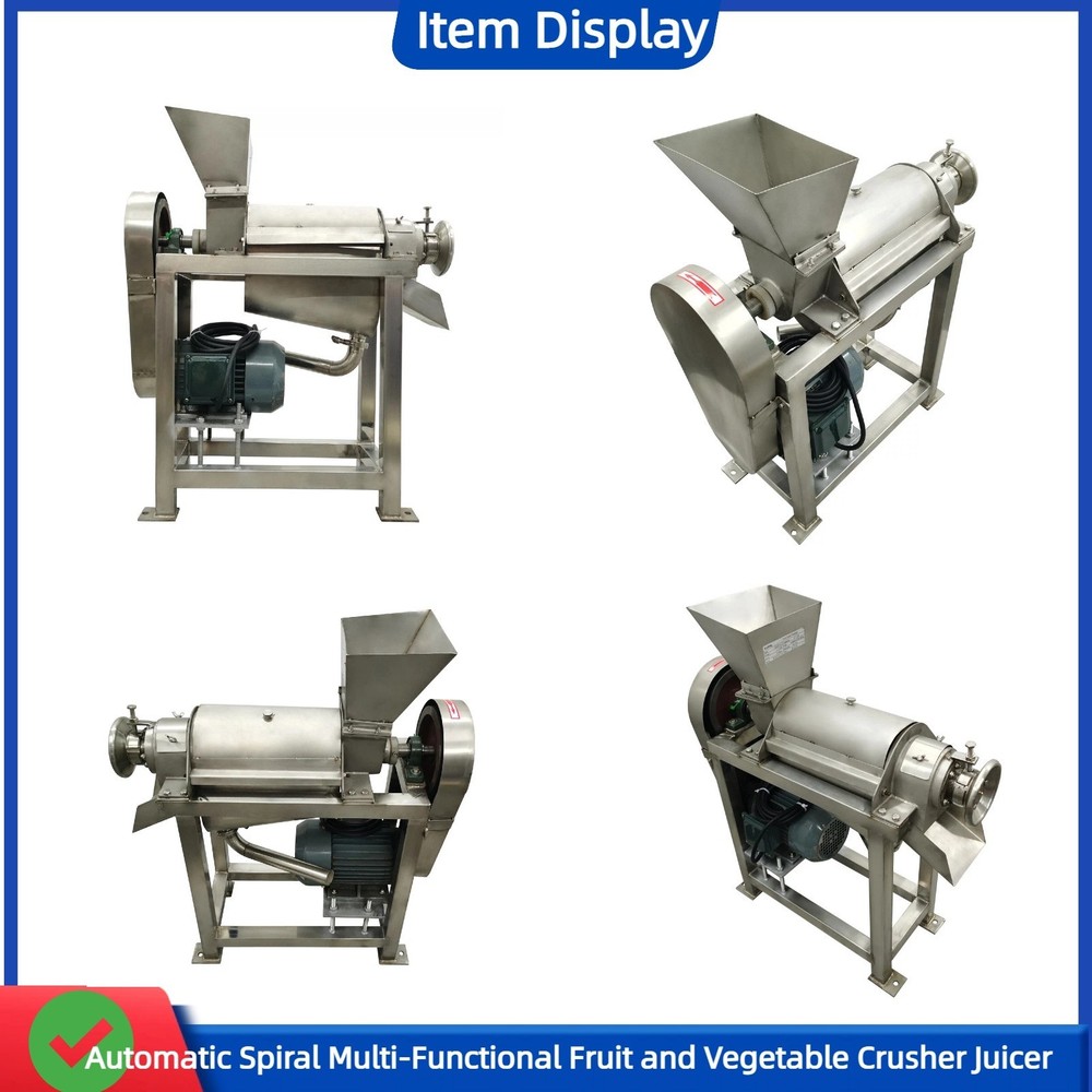 Spiral Fruit Vegetable Crusher Juicer LiquidizerMulti-function Beverage Machine