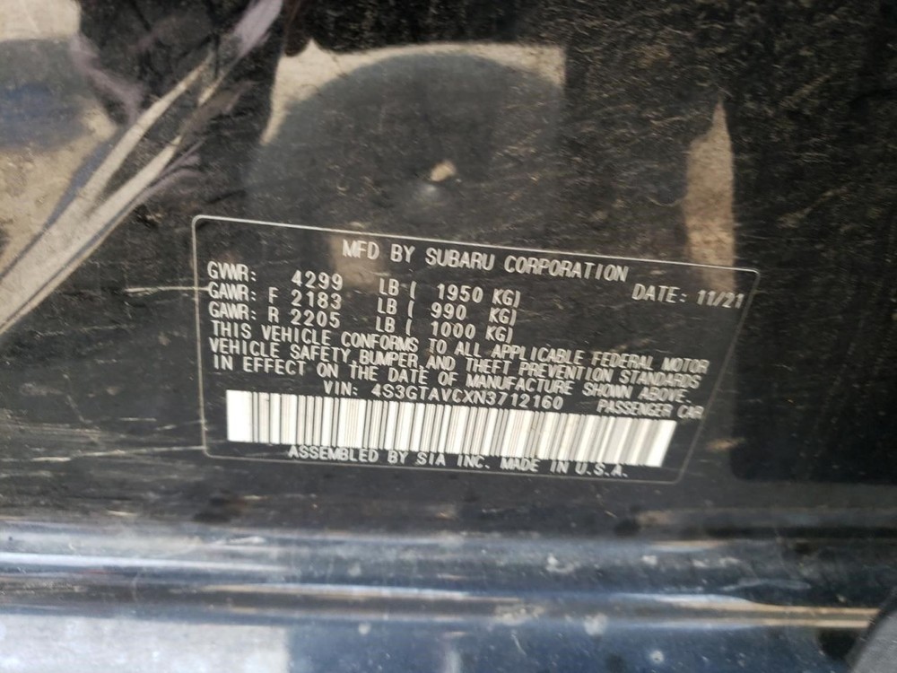 Camera/ Projector Camera Windshield Mounted Eye Sight Fits 2022-2023 IMPREZA OEM