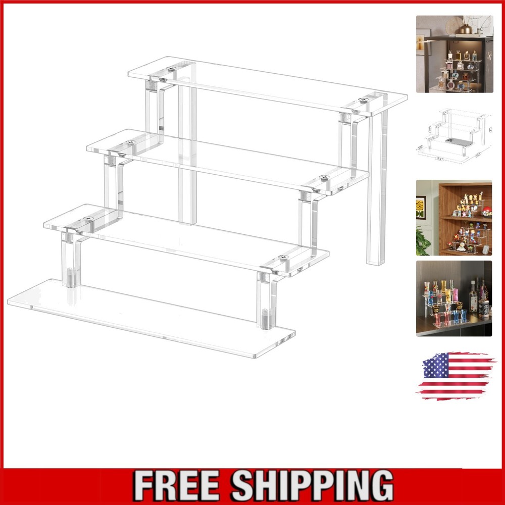 Versatile 4-Tier Acrylic Display Elevator for Perfumes or Funko POP Figures