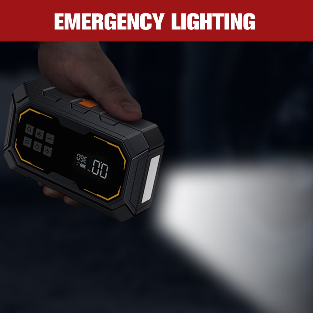 Portable 5000A Jump Starter with Air Compressor Car Battery Jumper Starter Power