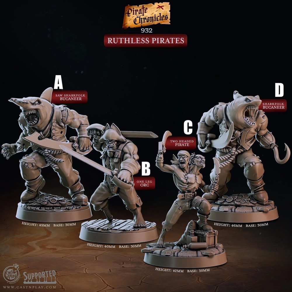 Ruthless Pirates Miniature