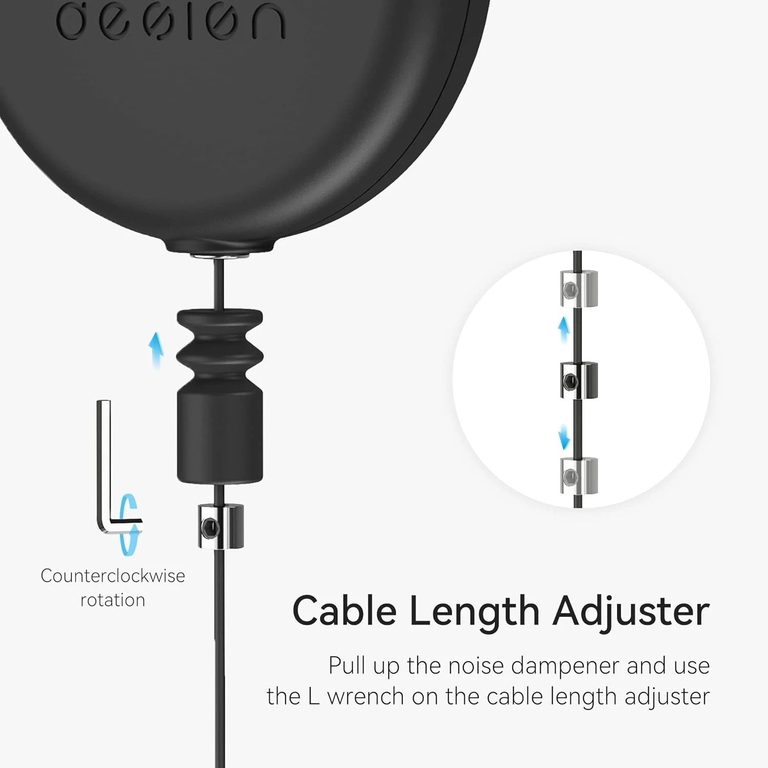 Quieter VR Pulley System - 6-Pack Cable Organizer for Quest & Pico Headsets