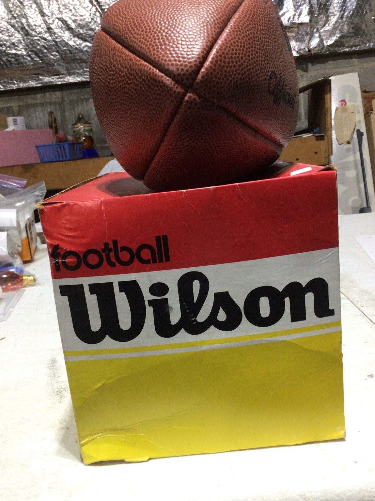 WILSON REPLICA SUPER BOWL 29 XXIX FOOTBALL IN ORIGINAL BOX POSSIBLY AUTOGRAPHED