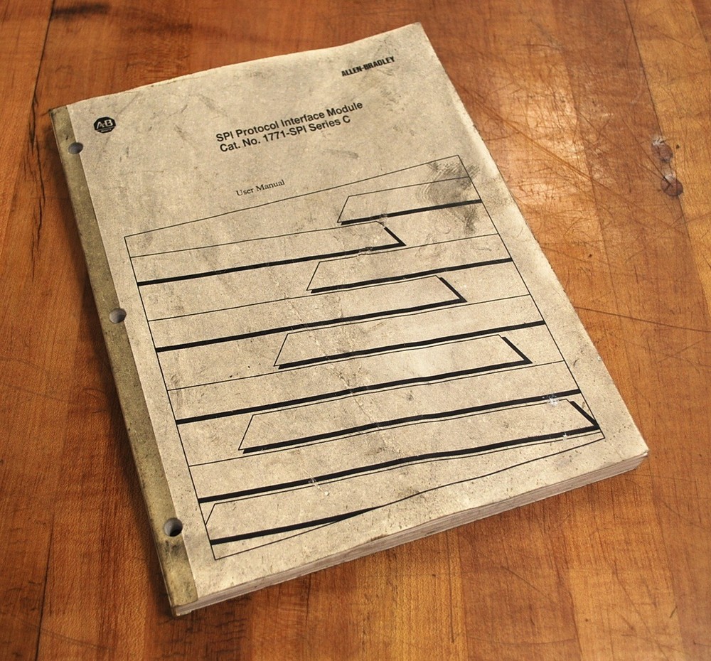 Allen Bradley 955118-52 SPI Protocol Interface Module User's Manual - USED