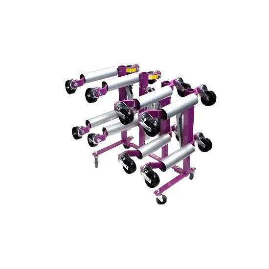 GoJak G567R Car Wheel Dolly Jack Mobile Rolling Storage Rack