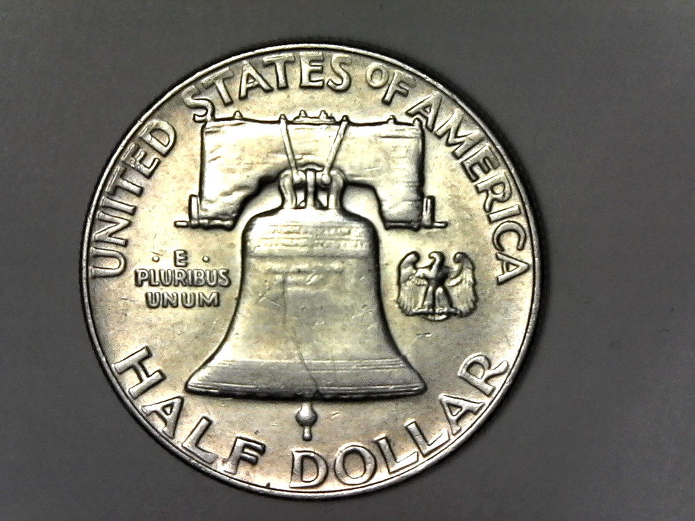 1960, Franklin Half Dollar-Unc