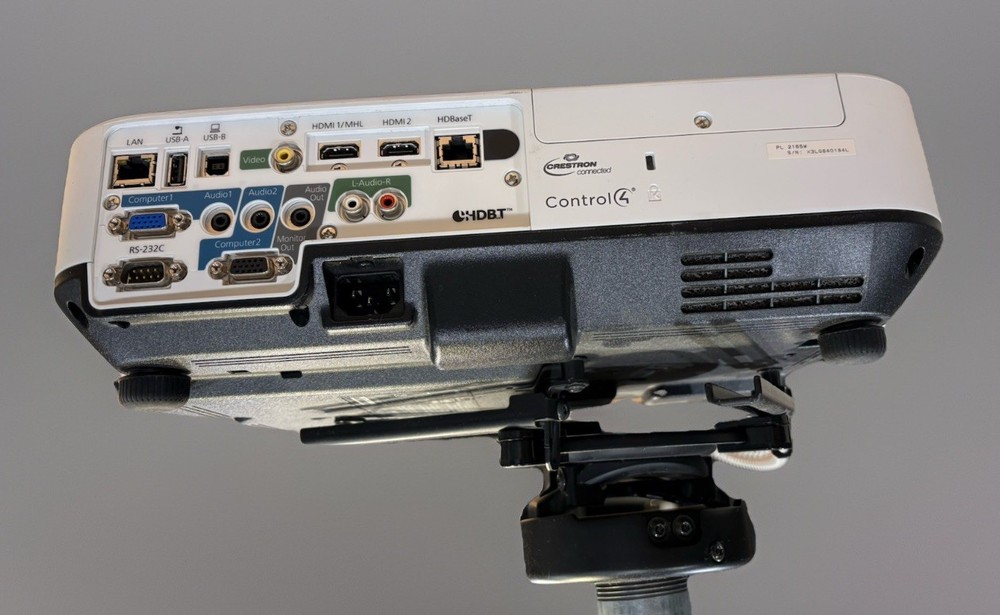 Epson PowerLite 2165w Projector With Peerless Universal Mount