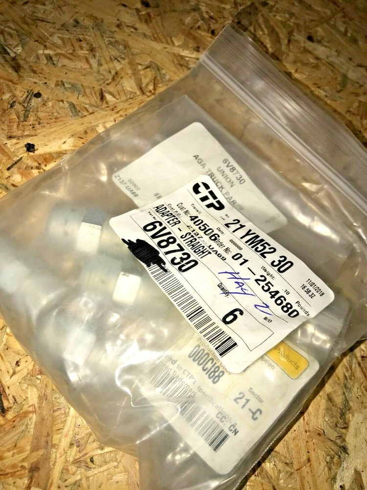 Adapter straight, 6V-8730