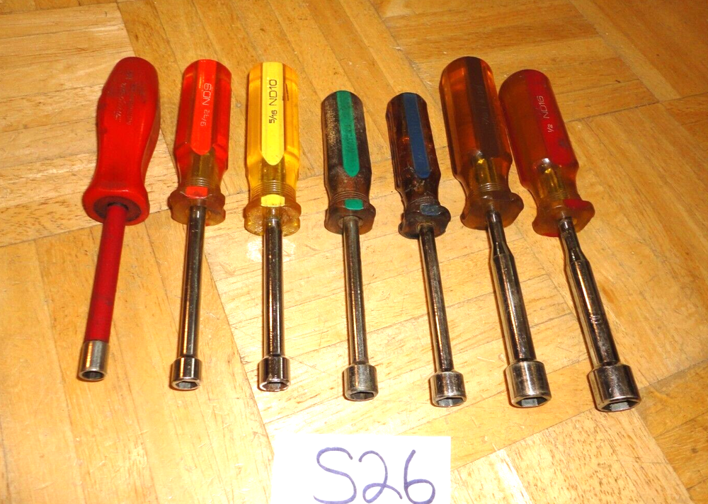 MATCO TOOLS 7 PIECE SAE. NUT DRIVER SET 1/4 TO 1/2