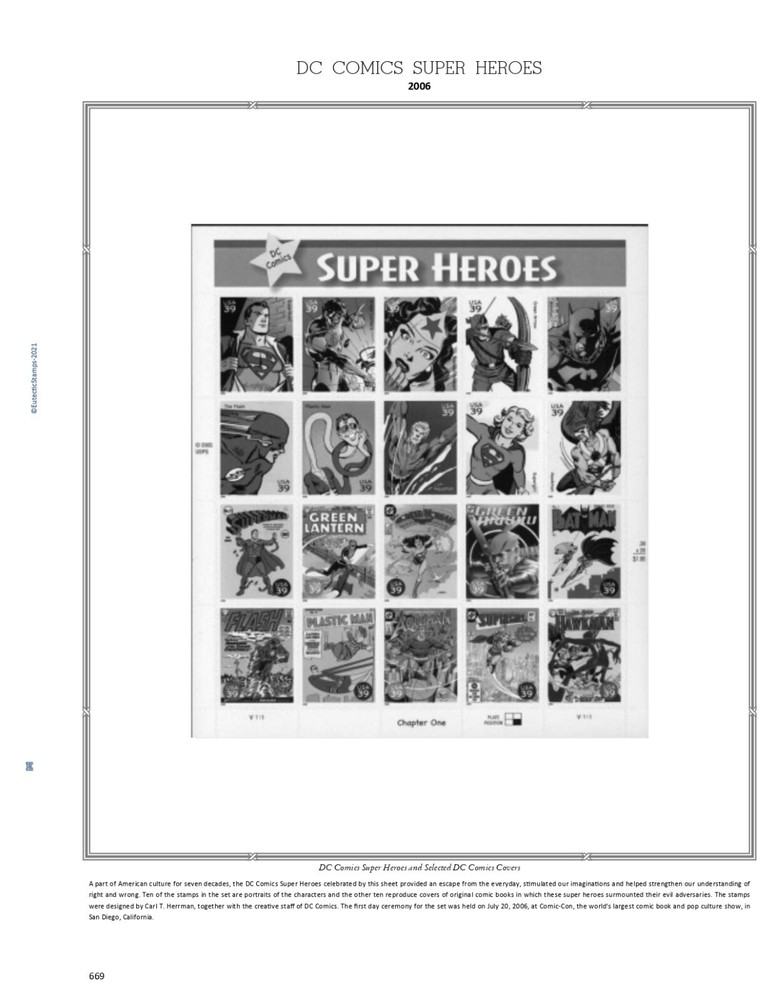 2006 U.S. Commemorative Singles COMPLETE Supplement (White Ace Alternative)