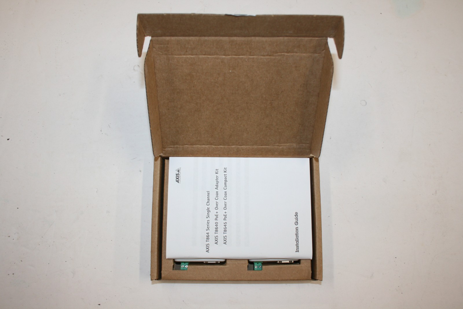 AXIS T8640 PoE+ Over Coax Adapter Kit | 5026-401 Brand New Open Box