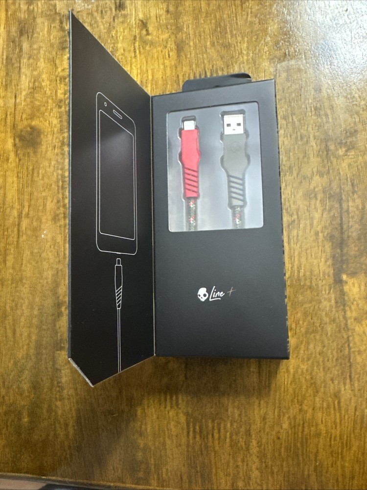 Skullcandy 6ft Braided Lightning Cable – Fast Charging for iPhone/iPad/iPod