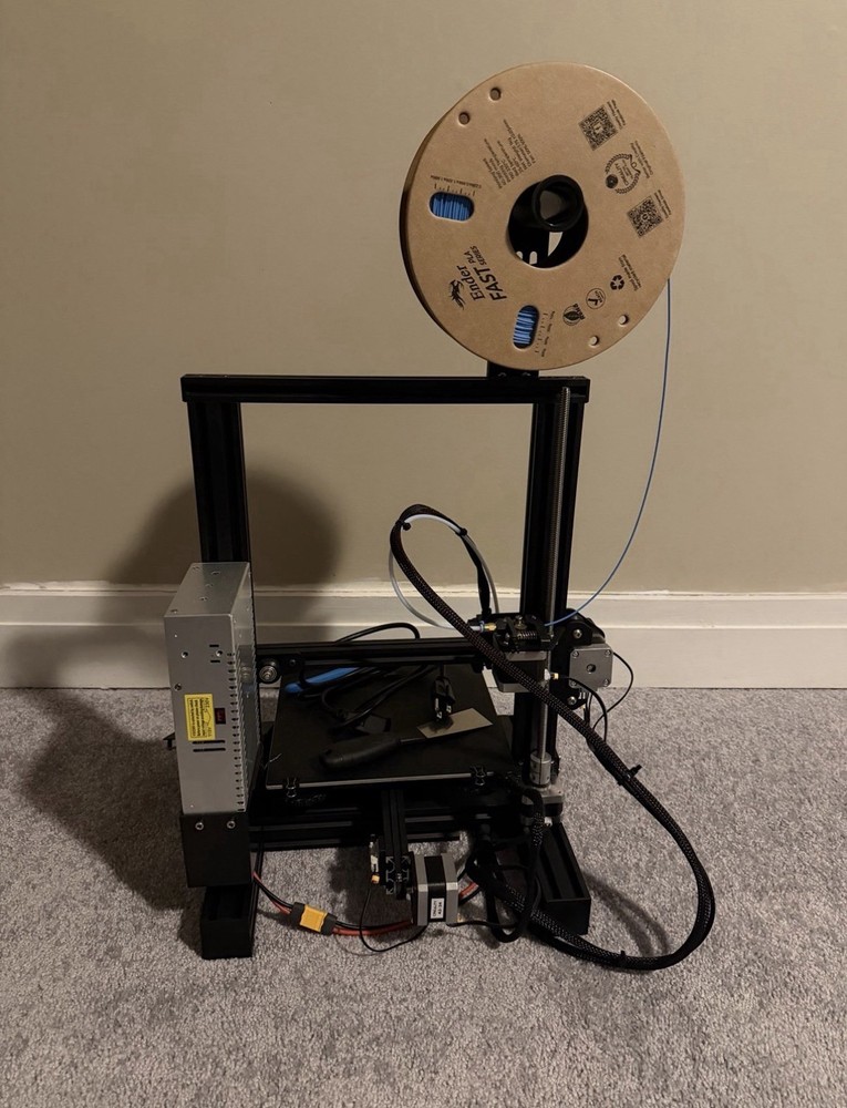 Creality Ender 3 3D Printer with Filament and Tools