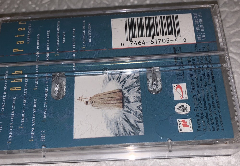 Abba Pater AUDIO CASSETTE TAPE