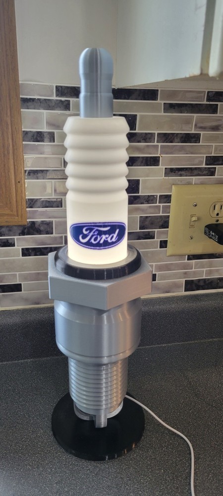 18 inch 3d Printed Lightup Sparkplug