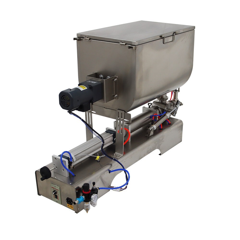 TECHTONGDA® 100-1000ml Paste Filling Machine W/Mixing Function 5-15 cycle/min