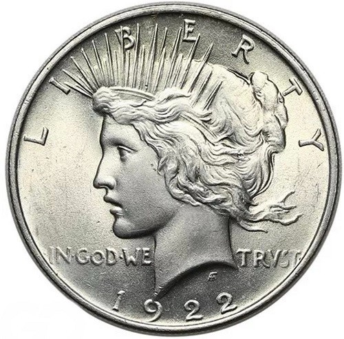 1922 Peace Silver Dollar Nice Smooth Liberty Wow #309
