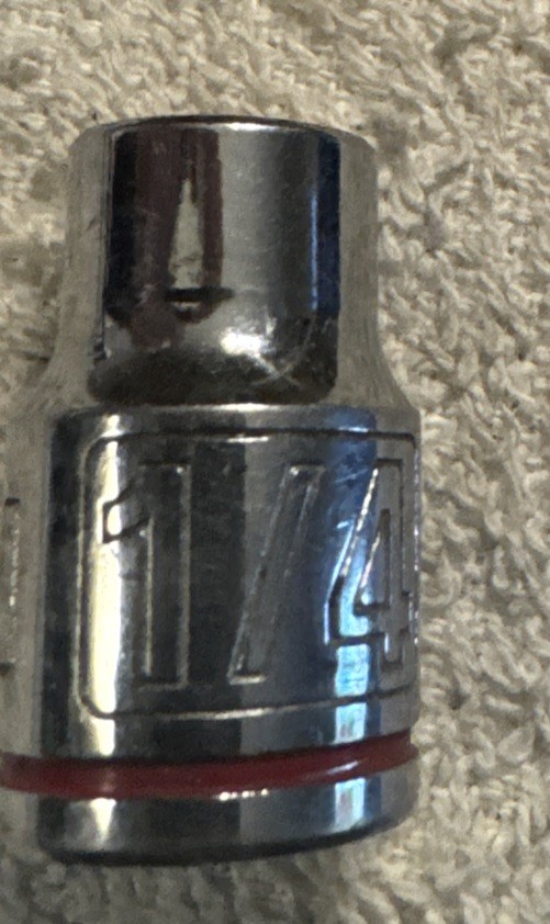 8 Point , 1/4 Double Square 3/8” Drive Socket Quinn