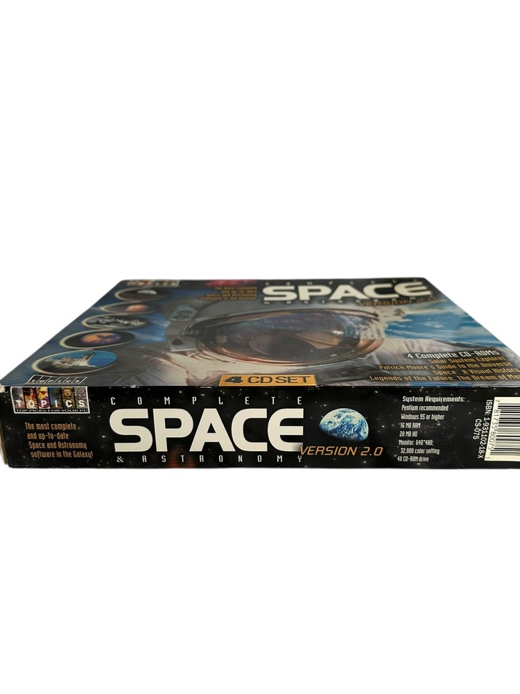 🚀 Complete Space & Astronomy Version 2.0 💿 4 CD-ROM Set NEW Sealed PC Software